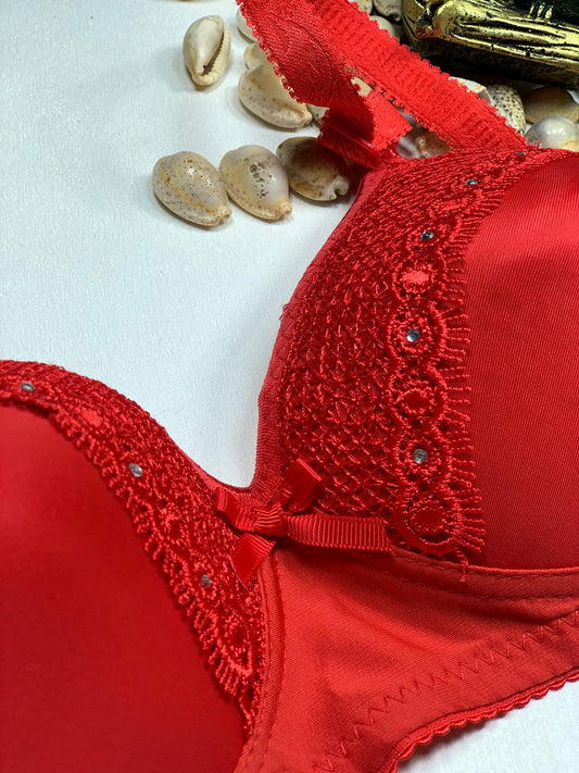 Smooth & Stylish Underwire Bra | Everyday Red Comfort