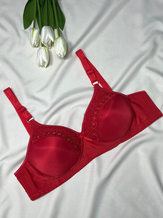 Smooth & Stylish Underwire Bra | Everyday Red Comfort